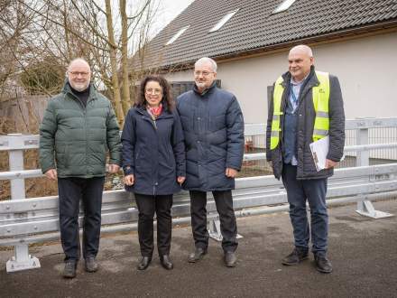 Oddanie nowego mostu w Drogomyślu do użytku